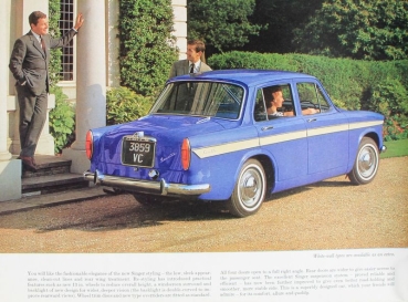 Singer Gazelle Modelprogram 1963 Carbrochure  (7830)